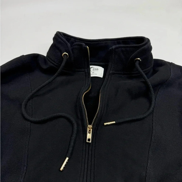 Zyia 1/4 Zip Mave Black Jacket - Picture 6 of 10